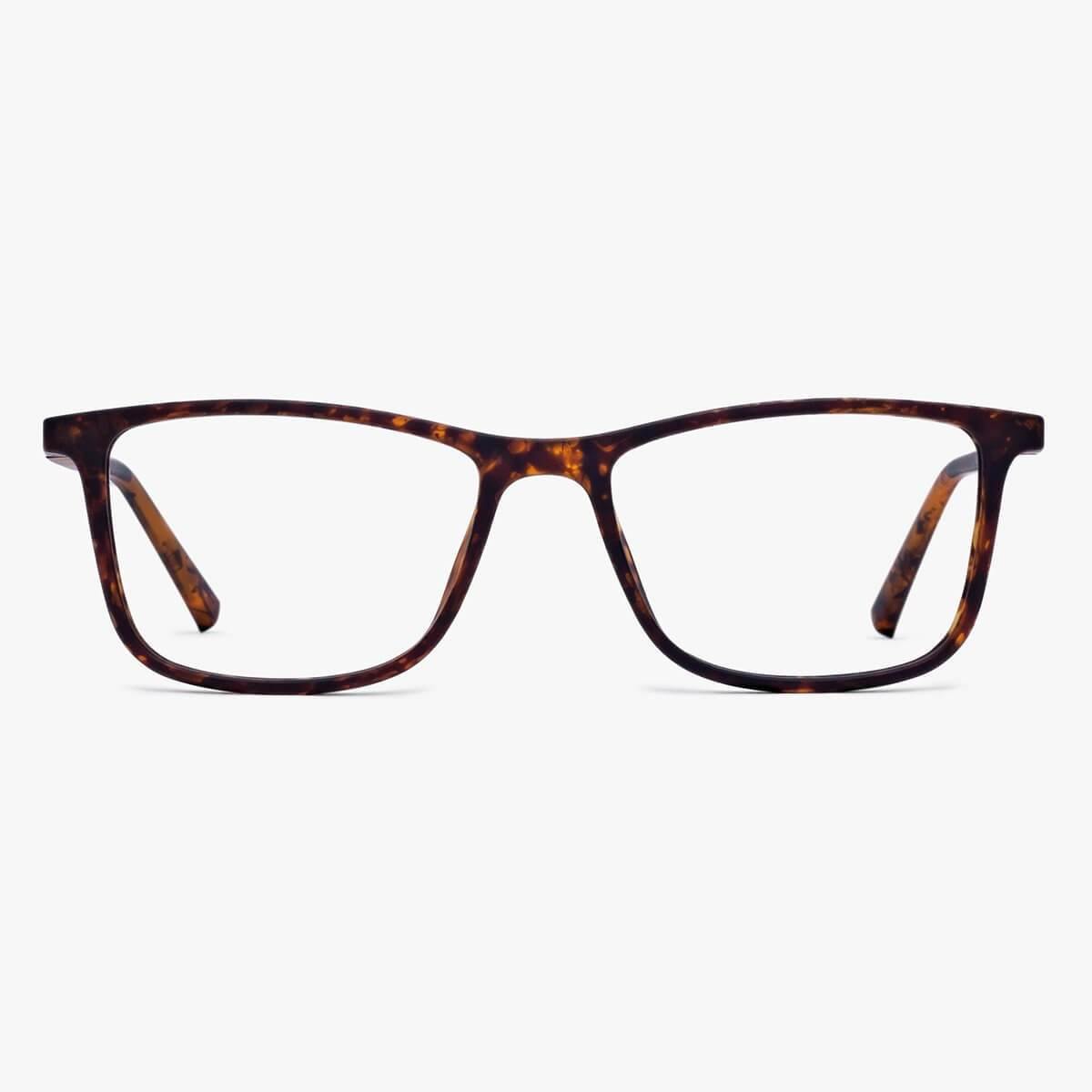 Luxreaders stylish Men's Skagen Turtle Reading glasses. Made from Rubber in a Rectangle shape.