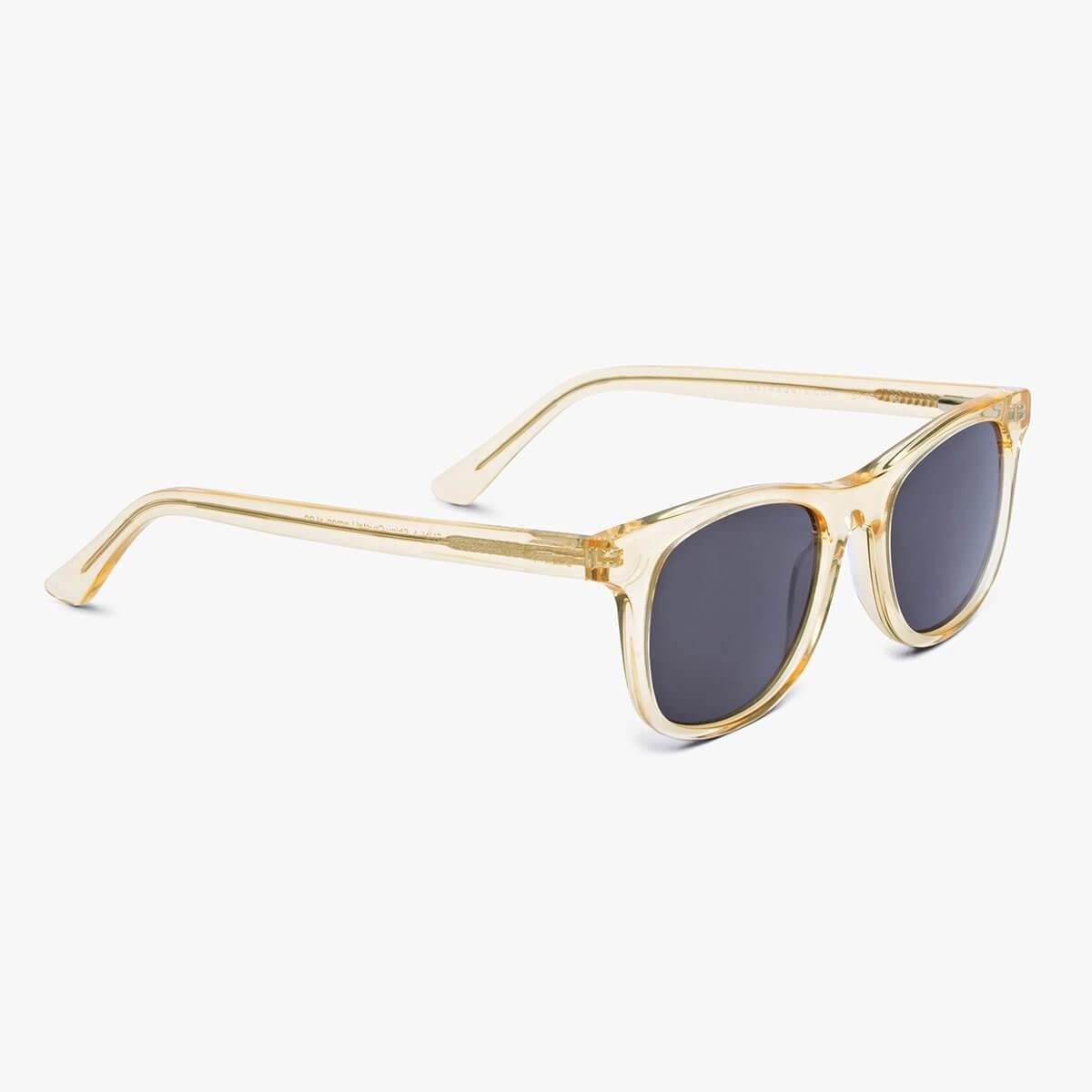 Luxreaders stylish Men's Malmö Crystal Lemon Sunglasses. Made from Acetate in a Square shape.