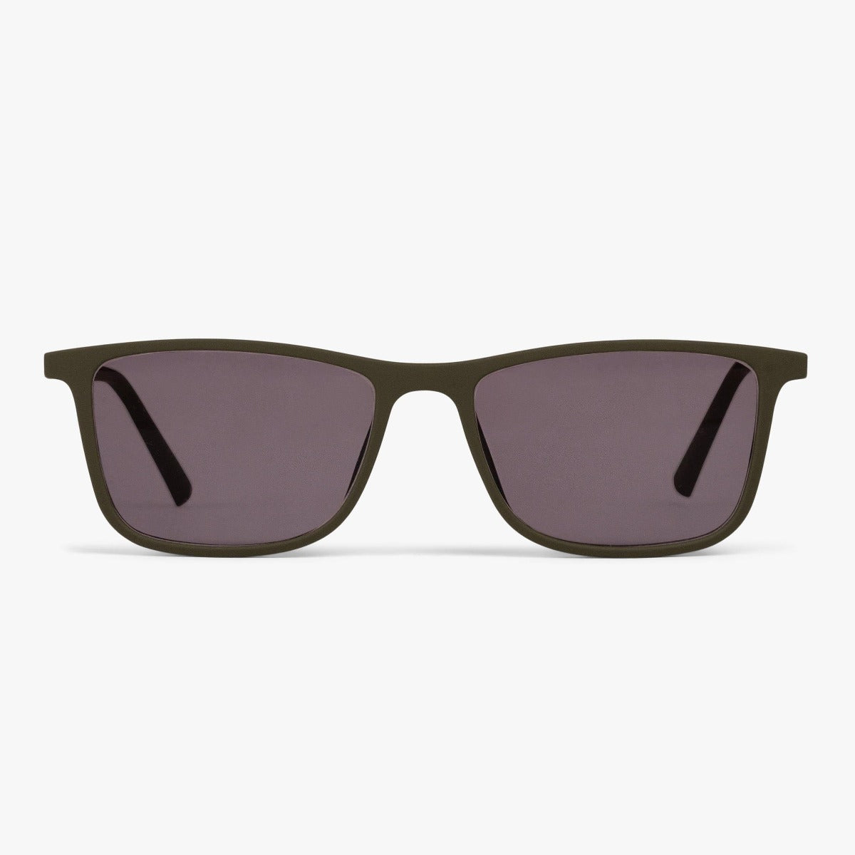 Luxreaders stylish Skagen Dark Army Sunglasses. Made from Rubber in a Rectangle shape.