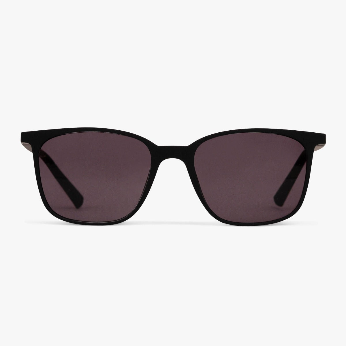 Luxreaders stylish Women's Fyn Black Sunglasses. Made from Rubber in a Square shape.