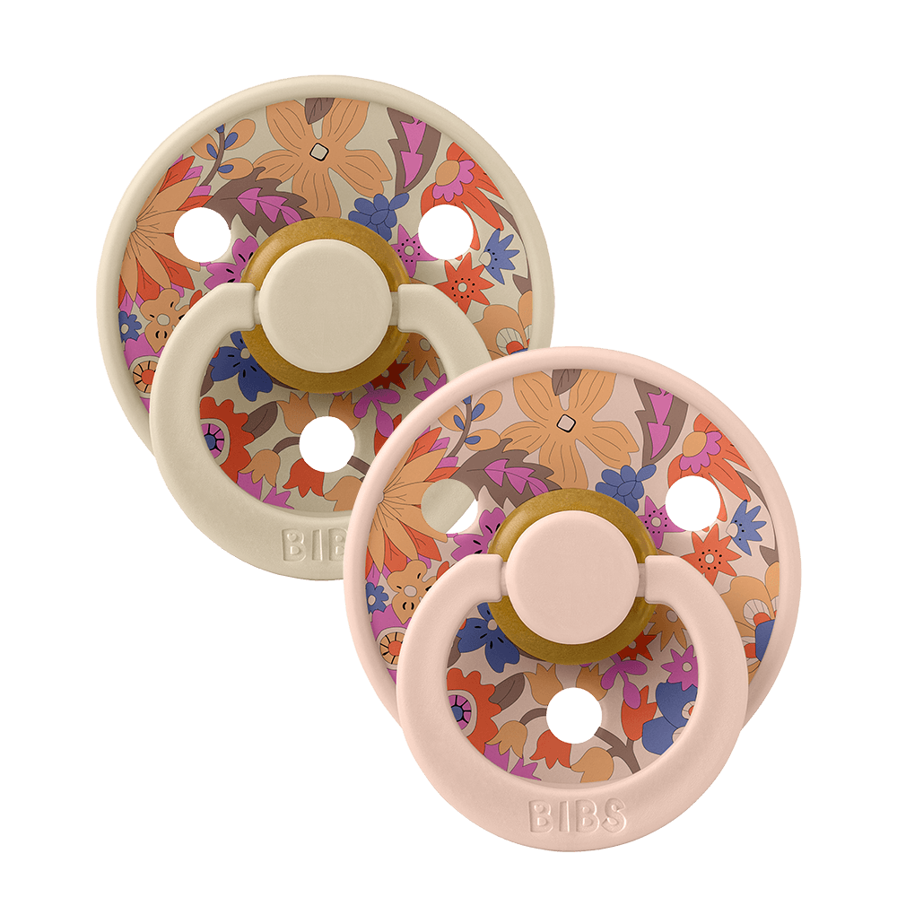 Woodchuck Bib Binky BIBS X LIBERTY Bobo Pacifiers Ivory Mix