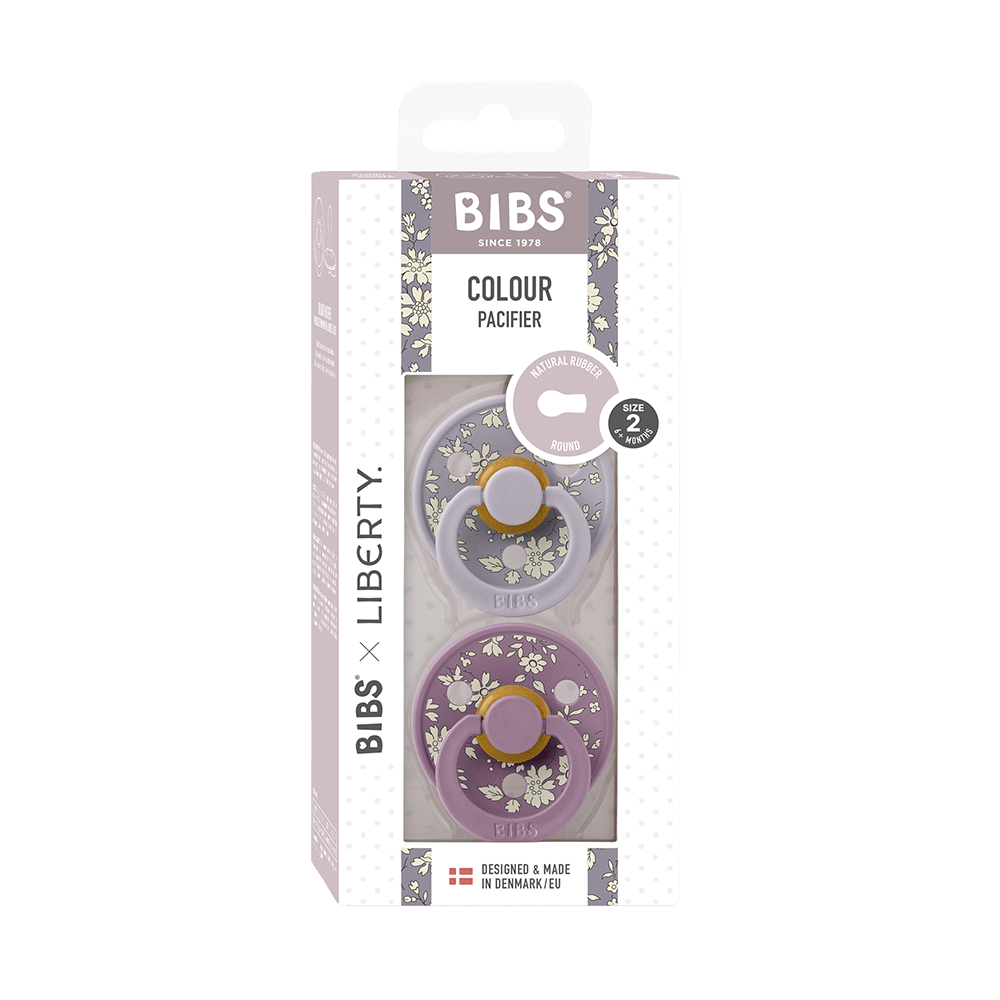 BIBS x LIBERTY Colour 2 Pack Capel - Fossil Grey Mix