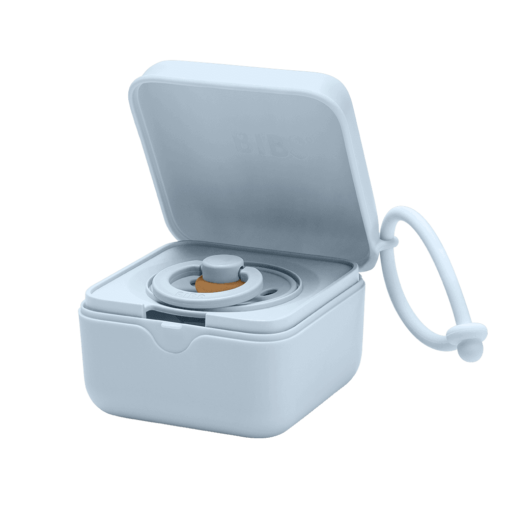 Porte Sucette Bébé Boîte De Rangement Transparente Pour Sucettes - Étui Anti -poussière Avec Crochet - PP Alimentaire Protection Hygiénique