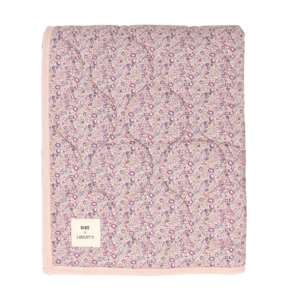 BIBS x LIBERTY Quilted Blanket - Violet Sky Chamomile