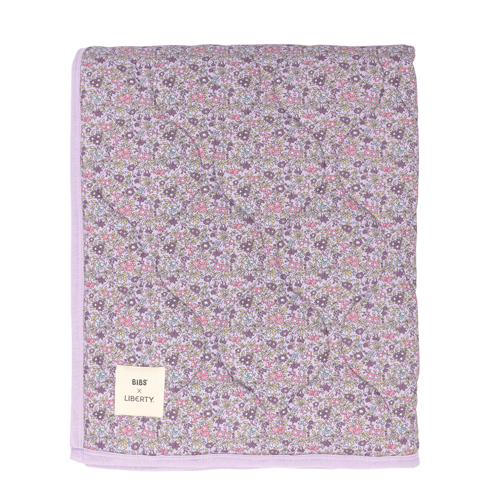 BIBS x LIBERTY Quilted Blanket Capel - Sage