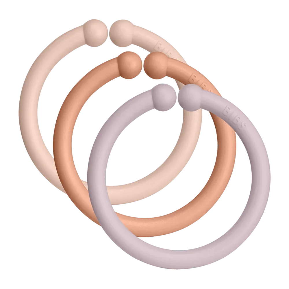 12 BIBS Loops - Giocattoli Per Neonati, Polipropilene Alimentare, Senza BPA, Colorati - Foto 4