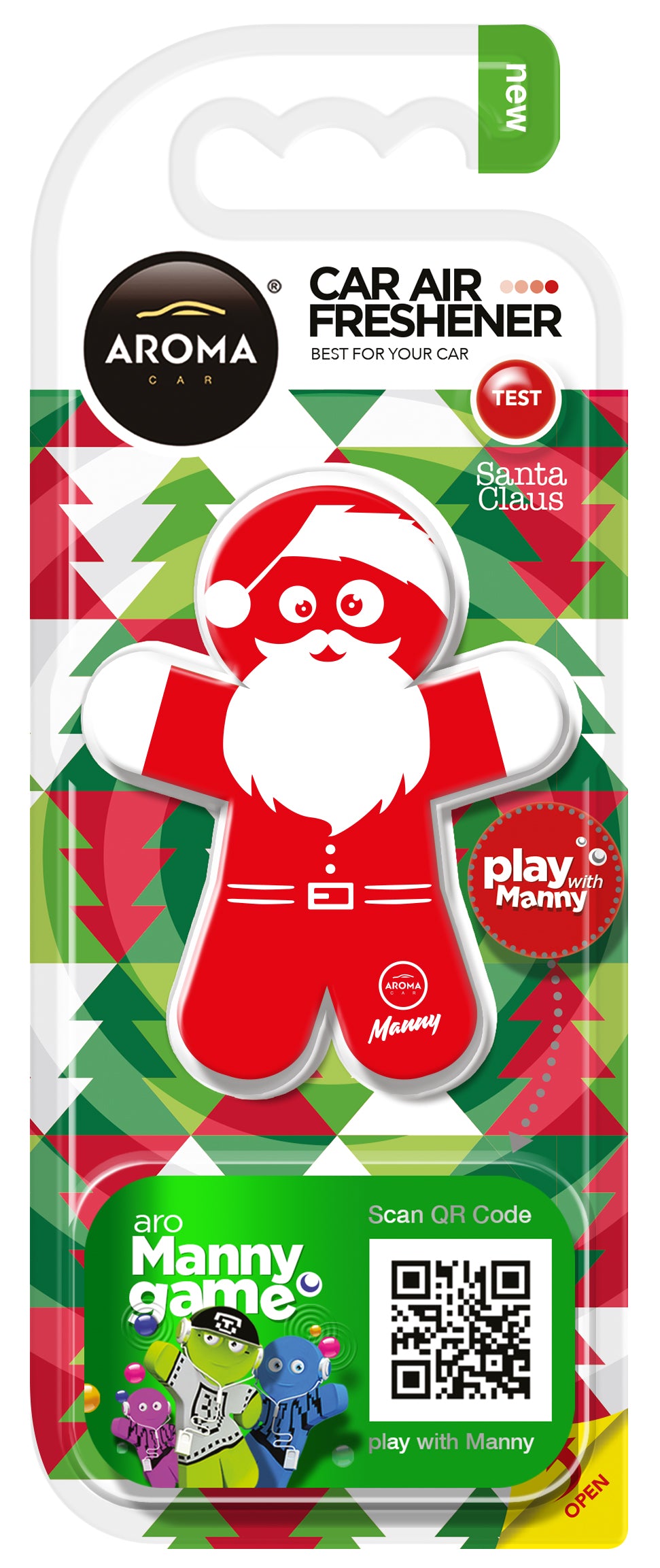 AromaCar Manny Santa Claus