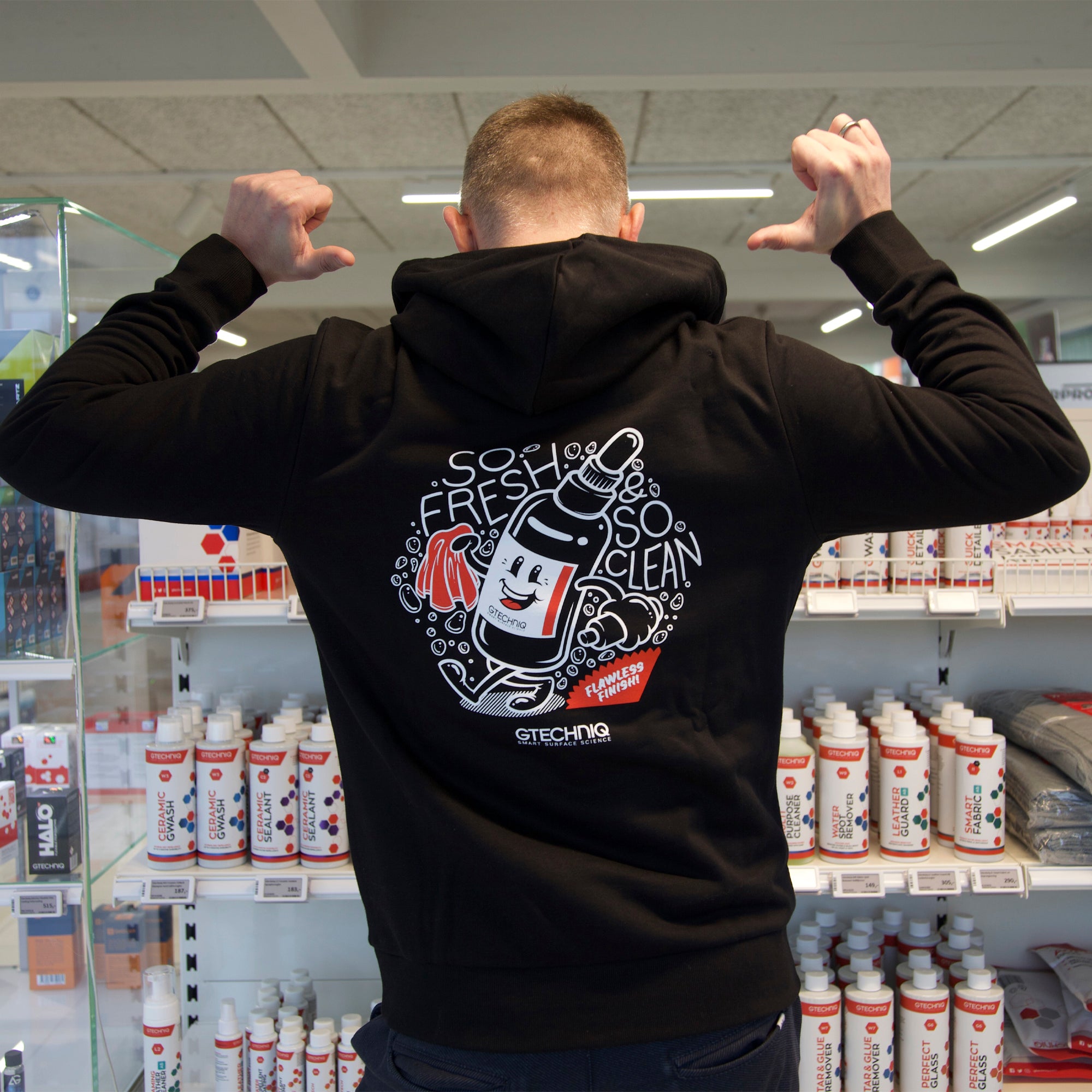 Gtechniq So Fresh Hoodie, Black