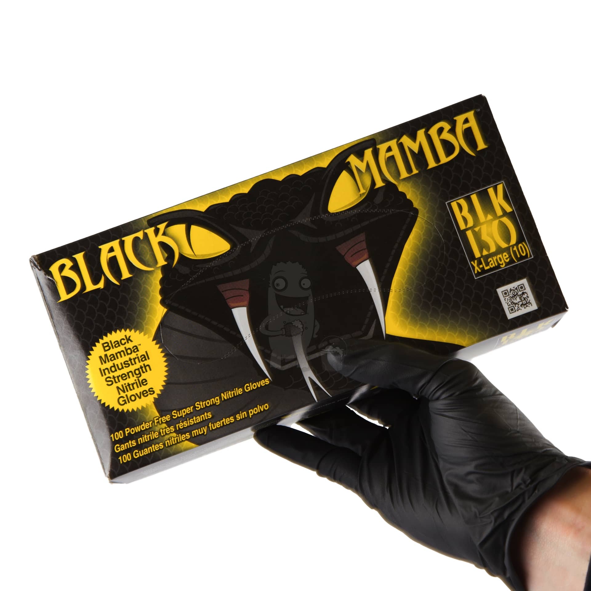 Black Mamba Niltril Handsker (Heavy Duty)