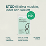 Movizin Complex kosttillskott, 180 tabletter för leder och muskler, med D-vitamin, C-vitamin, ingefära, boswellia och nypon.