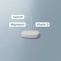 wellvita kalcium tillskott med magnesium och D3-vitamin för normal benstomme och muskelfunktion, 120 tabletter