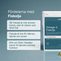 Wellvita Omega-3 fiskolja med EPA och DHA för normal hjärtfunktion, 120 kapslar kosttillskott