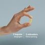 Wellvita Omega-3 fiskolja med EPA och DHA för normal hjärtfunktion, 120 kapslar kosttillskott