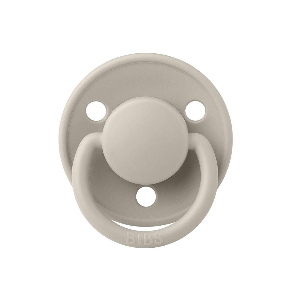 De Lux Pacifiers 2 Pack - Sand/Iron