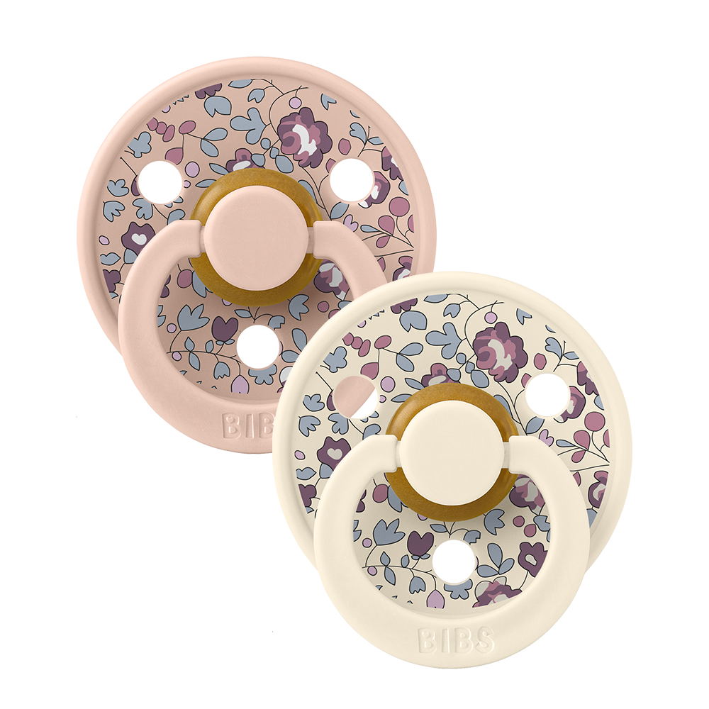 BIBS x LIBERTY Colour Pacifiers 2 Pack Eloise - Blush Mix