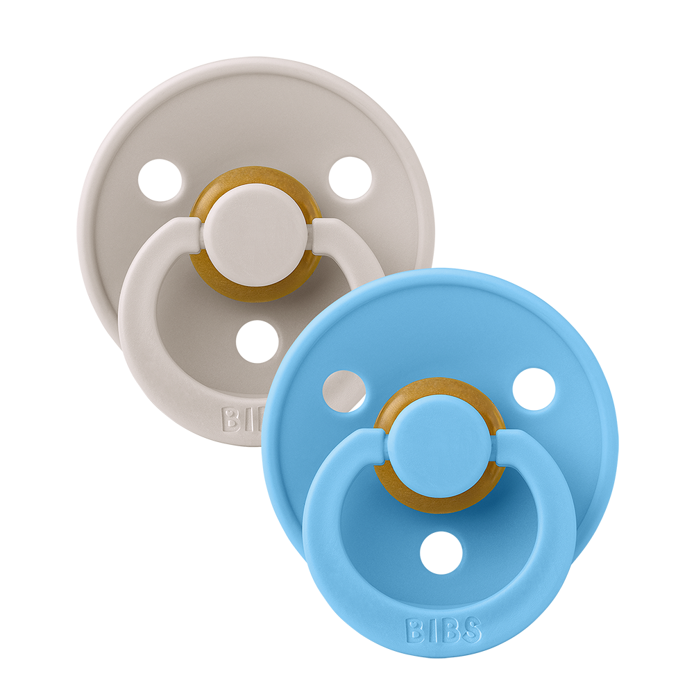 Colour Pacifiers 2 Pack - Mushroom/Breeze