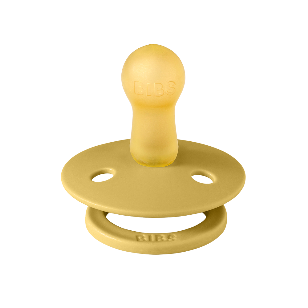 Colour Pacifiers 2 Pack - Mustard/Mustard