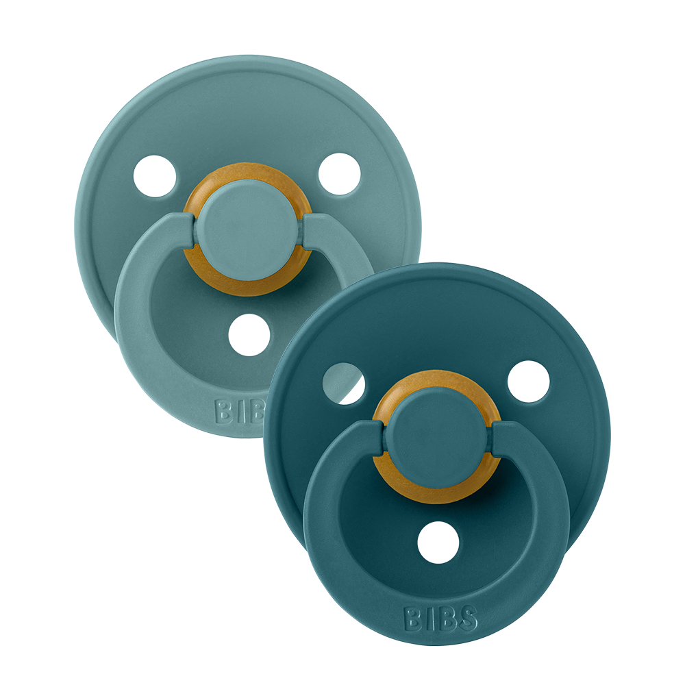Colour Pacifiers 2 Pack - Island Sea/Forest Lake