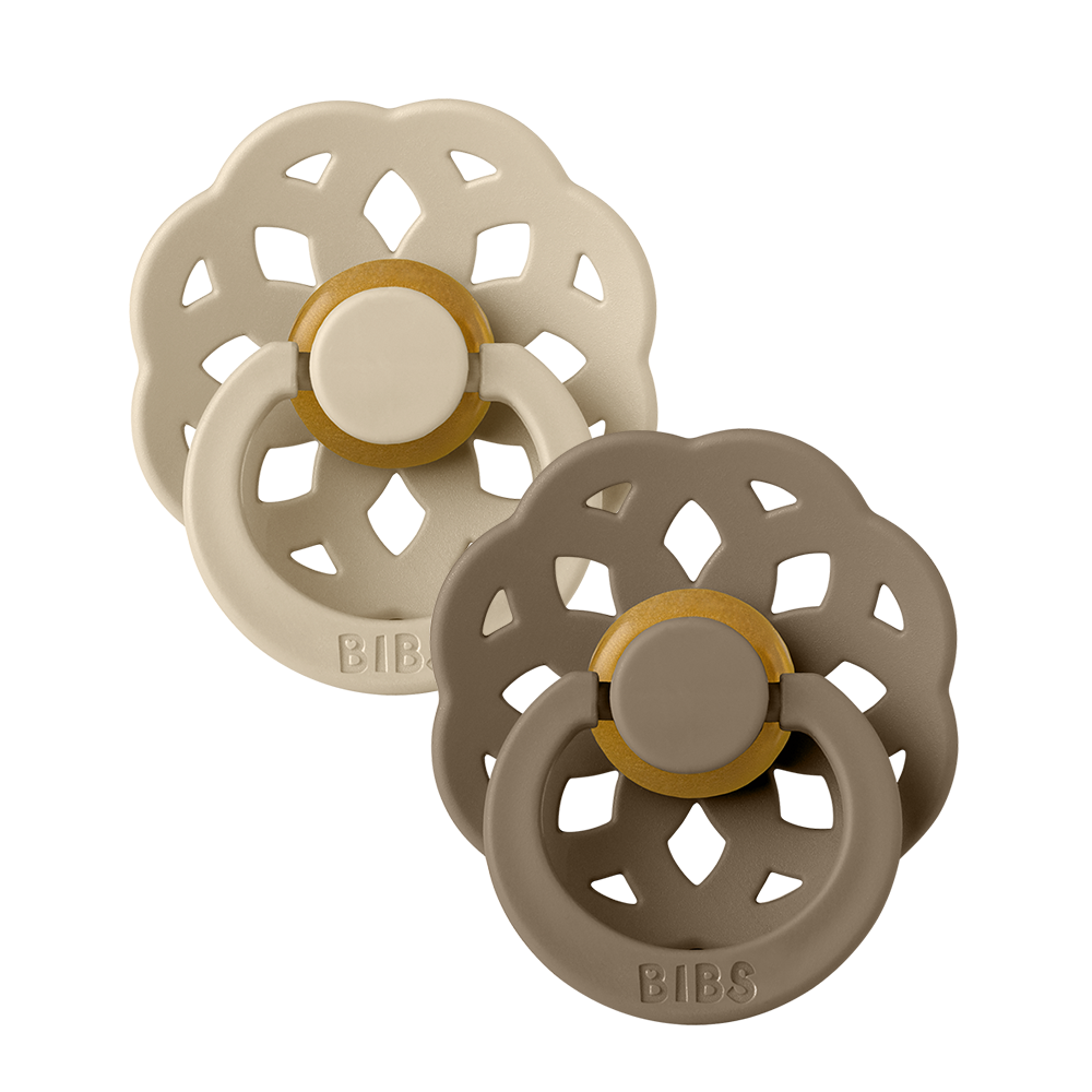 Boheme Pacifiers 2 Pack - Vanilla/Dark Oak
