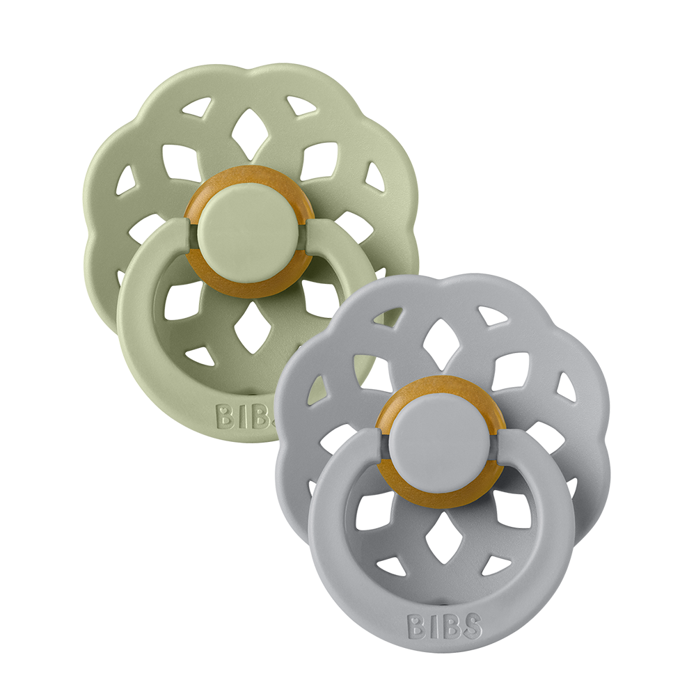 Boheme Pacifiers 2 Pack - Sage/Cloud