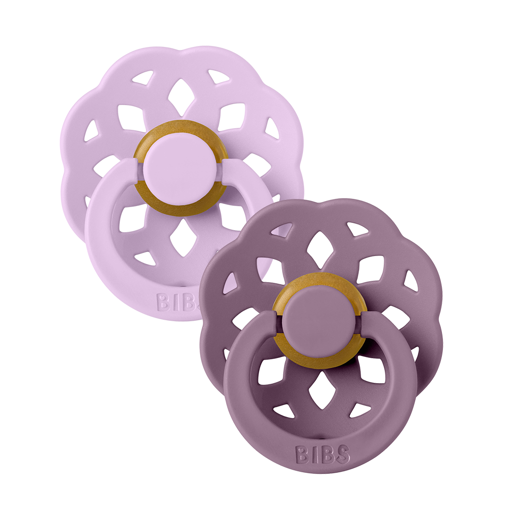 Boheme Pacifiers 2 Pack - Violet Sky/Mauve