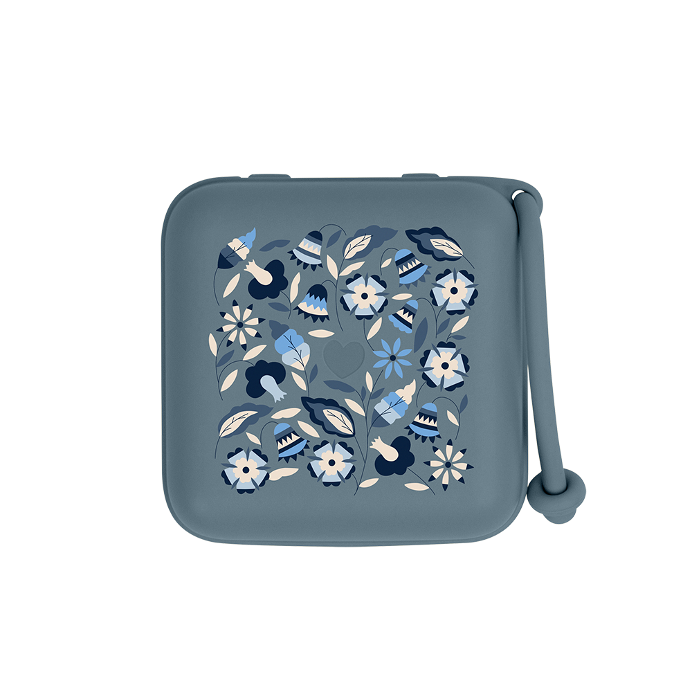 BIBS x LIBERTY Pacifier Box - Bobo Petrol