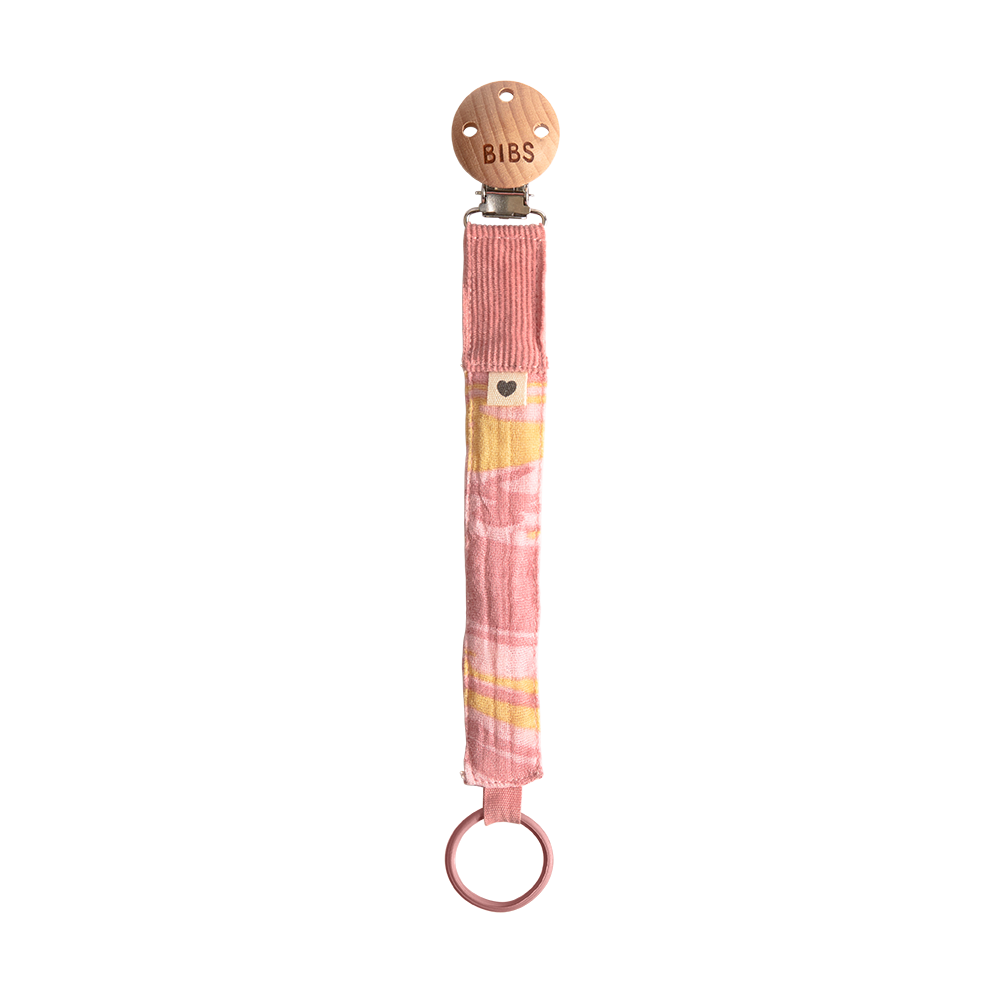 Pacifier Clip Tie Dye - Morning Sunset