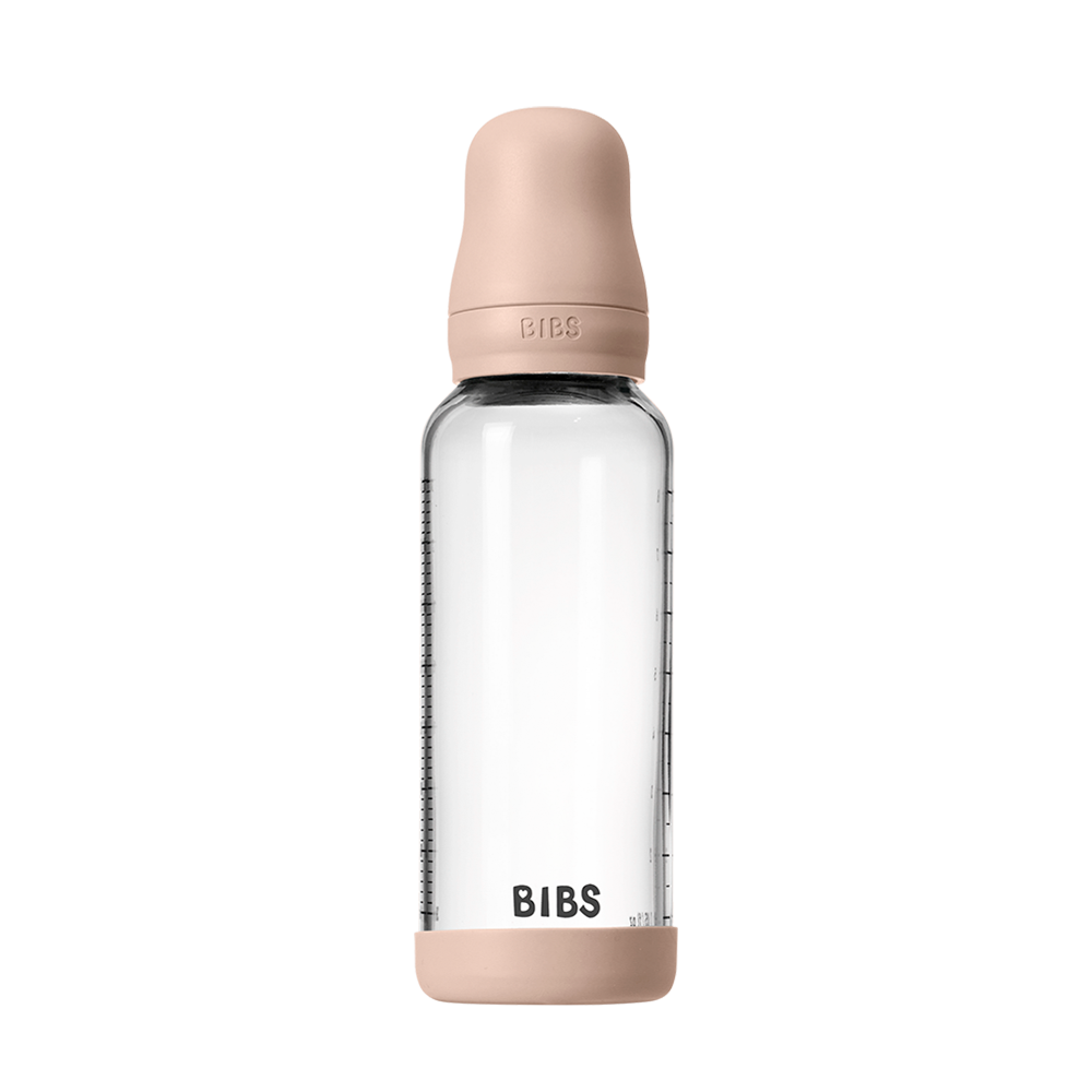 Baby Glass Bottle Set 8oz Latex - Blush