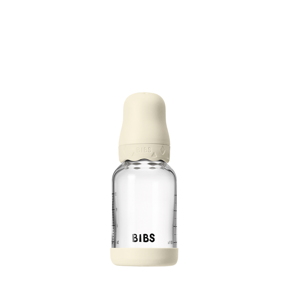 Baby Glass Bottle Boheme Set 4oz Latex - Ivory