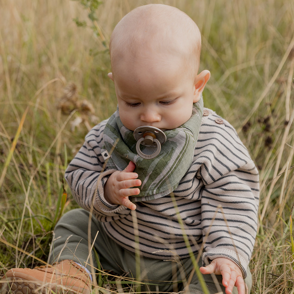 Bandana Bib - Tie Dye Camo Sand