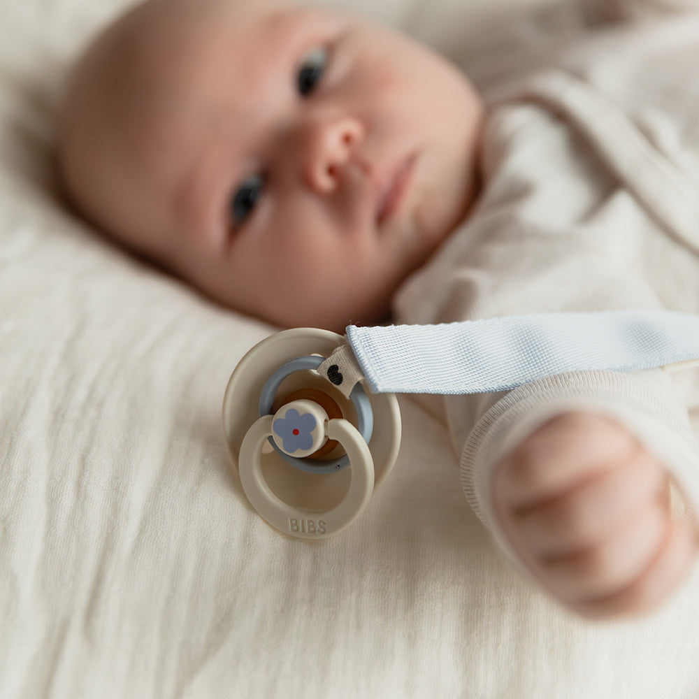 Pacifier Clip Ribbon - Sand
