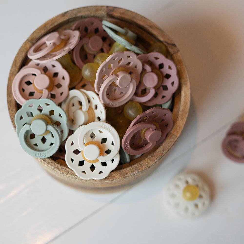 Boheme Pacifiers 2 Pack - Sage/Cloud