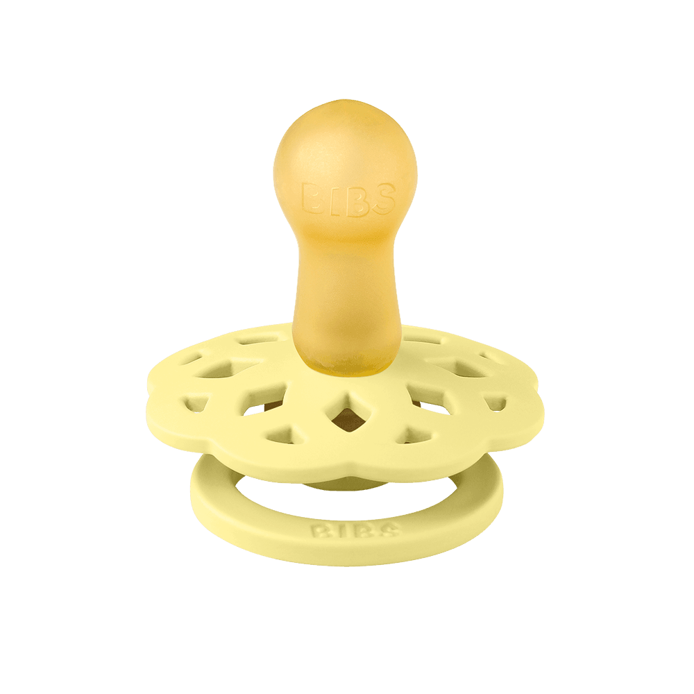 Boheme Pacifiers 2 Pack - White/Sunshine