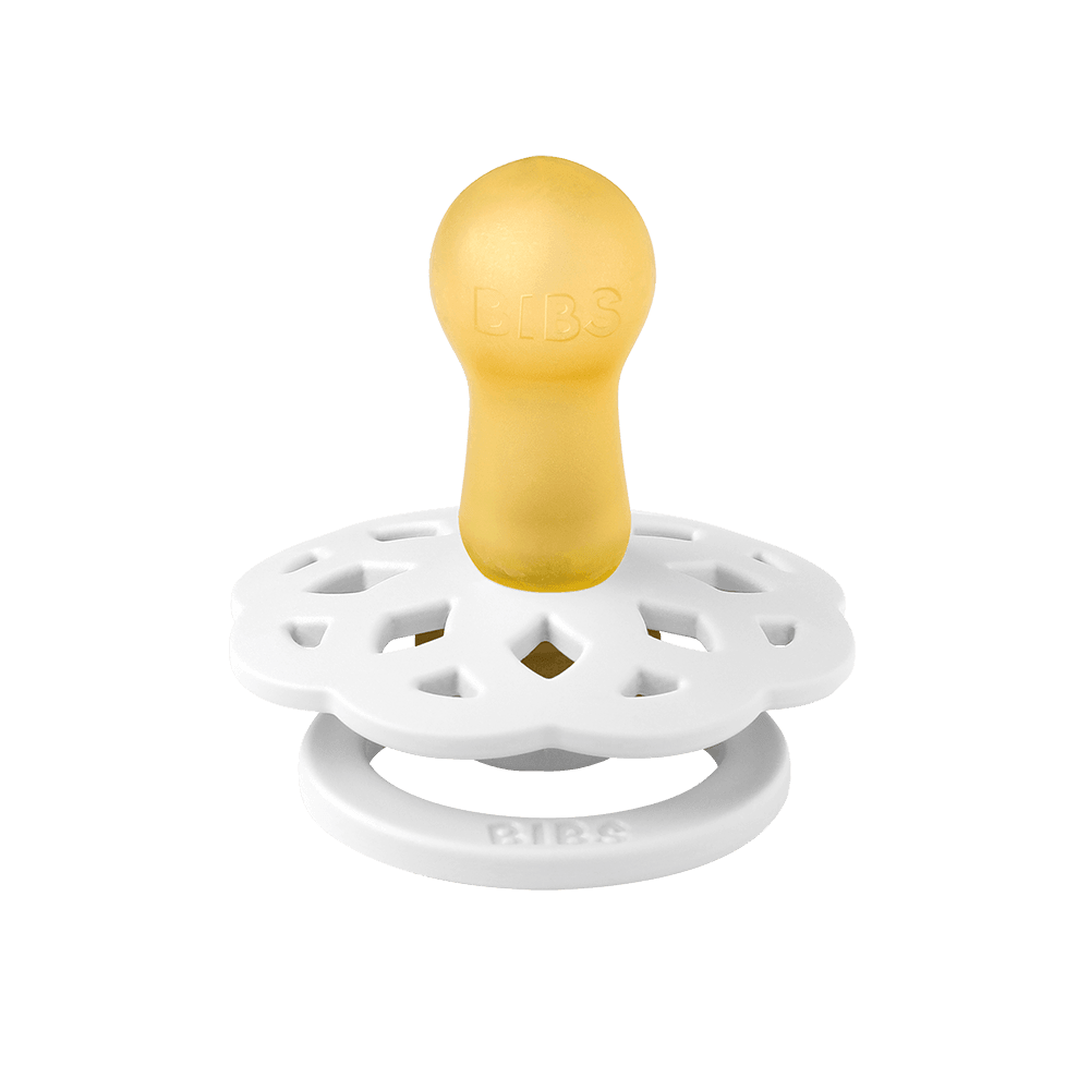Boheme Pacifiers 2 Pack - White/Sunshine