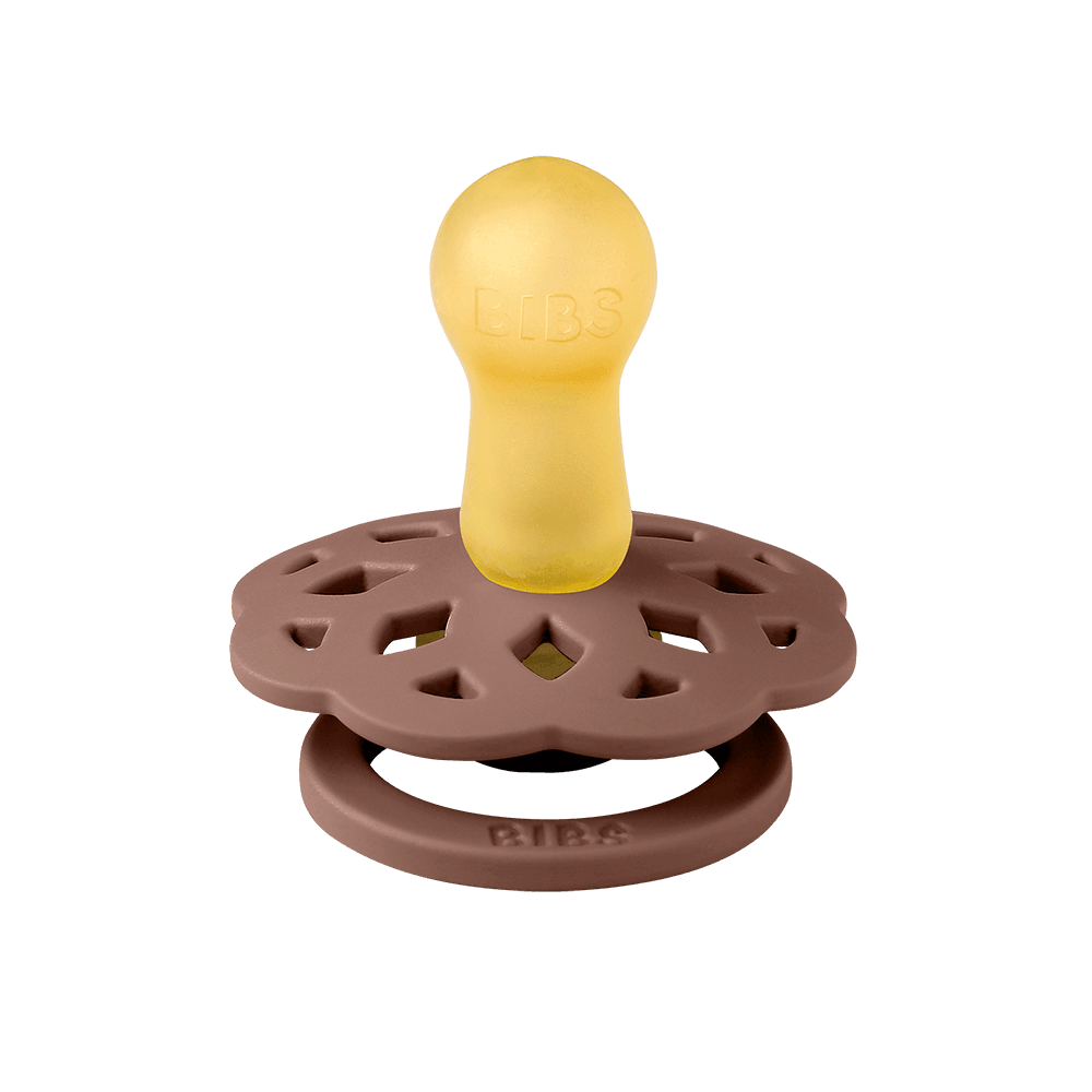 Boheme Pacifiers 2 Pack - Peach/Woodchuck