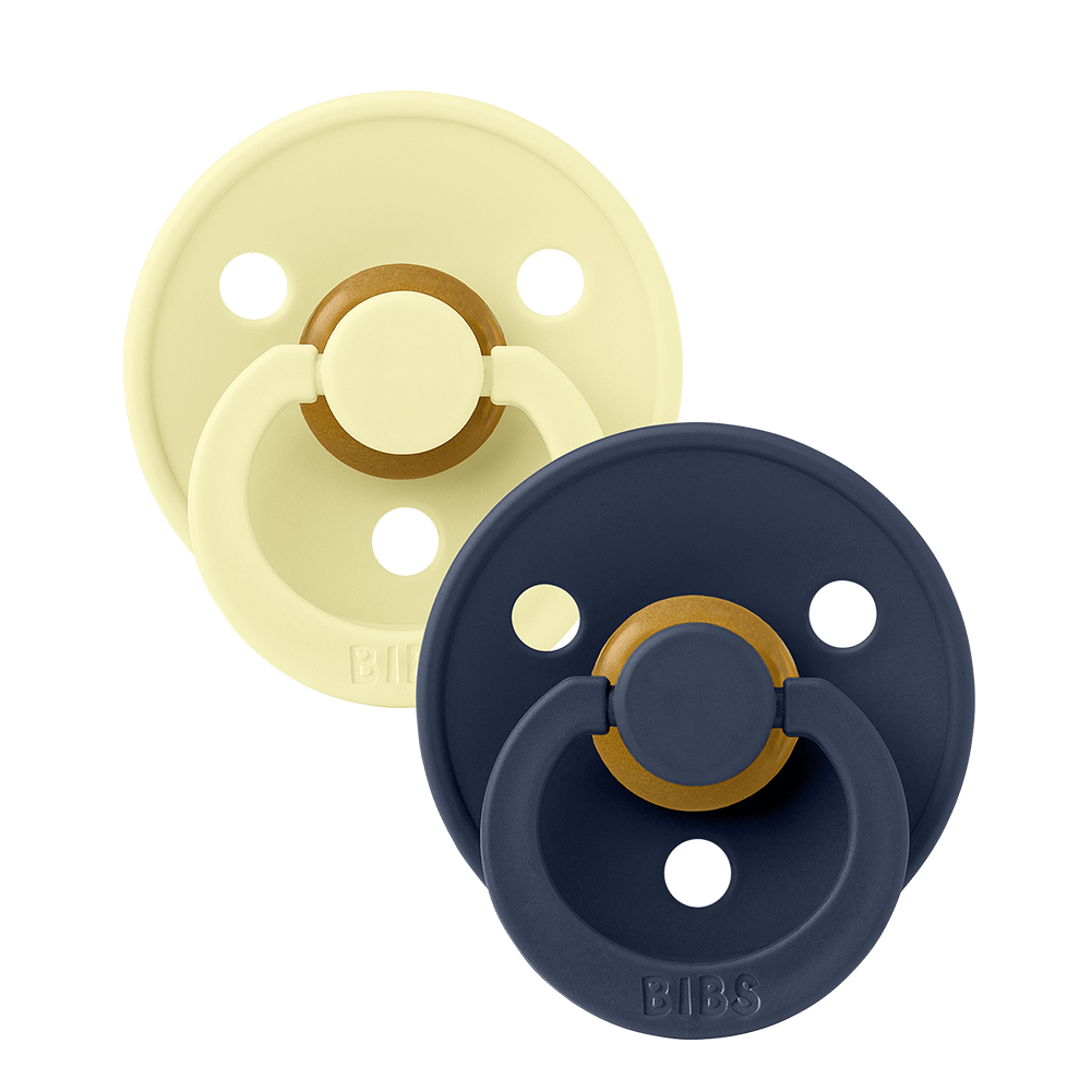 Colour Pacifiers 2 Pack - Luna/Deep space