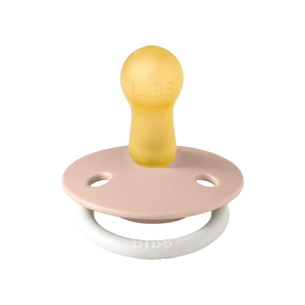 De Lux GLOW Pacifiers 2 Pack - Blush/Vanilla