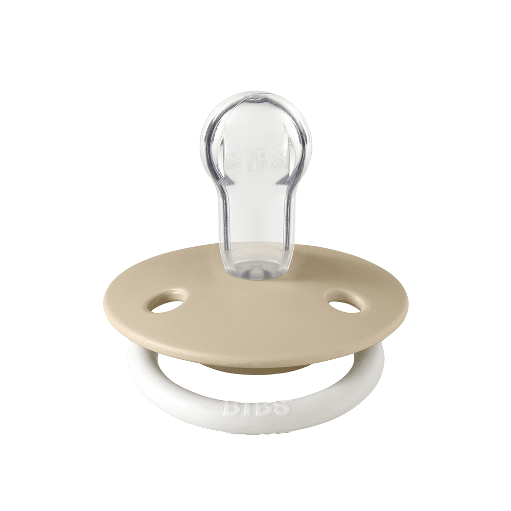 De Lux GLOW Pacifiers 2 Pack - Blush/Vanilla