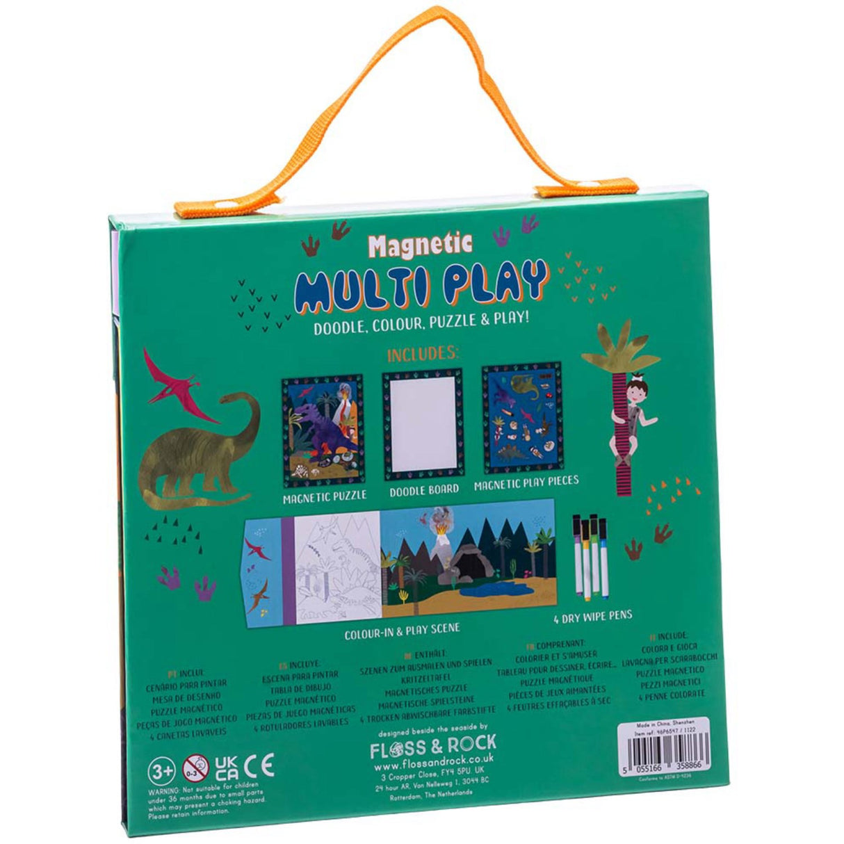 Floss & Rock Dino Magnetisk Multi Play