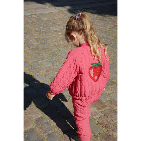 Konges Sløjd Raspberry Wine Juno Sparkle Bomber Termojakke