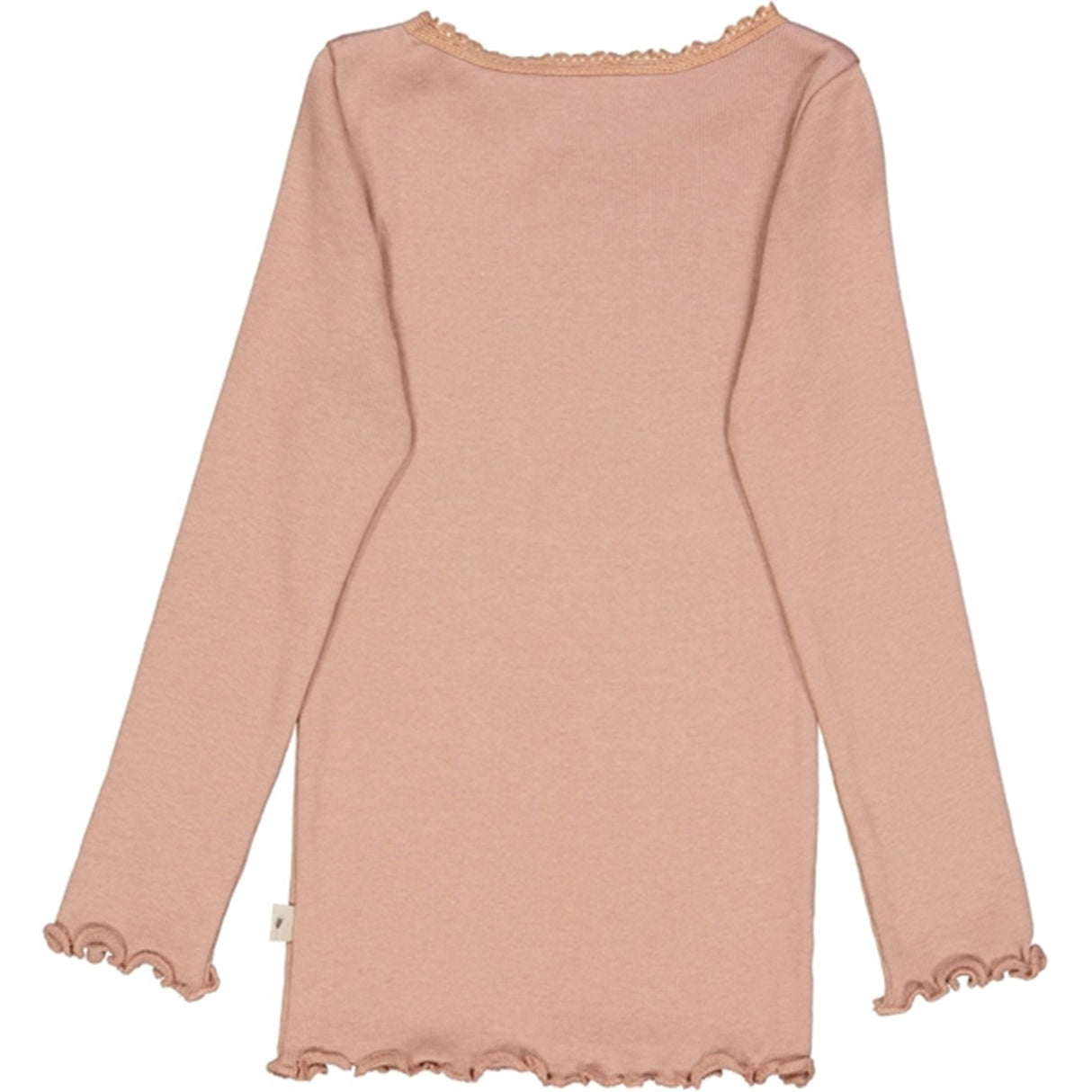 Wheat Rose Dawn Rib Lace Bluse