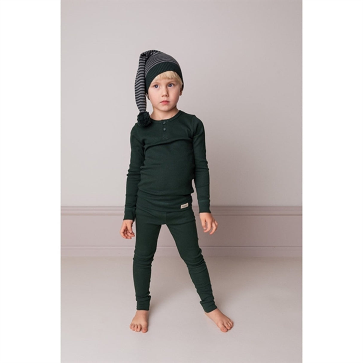 MarMar Modal Dark Leaf Bluse