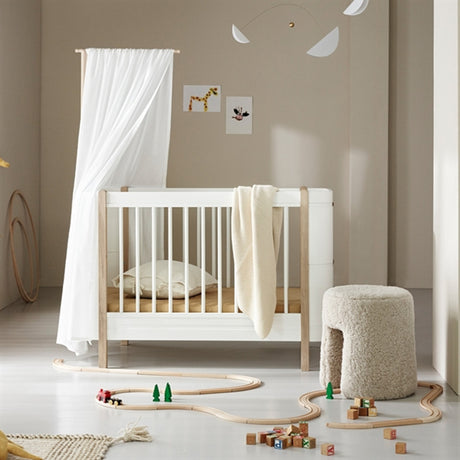 Oliver Furniture Wood Mini+ Tremmeseng Hvid/Eg