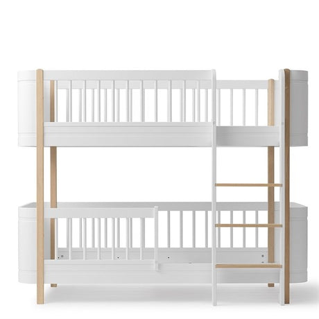 Oliver Furniture Wood Mini+ Halvhøj Køjseng Hvid/Eg