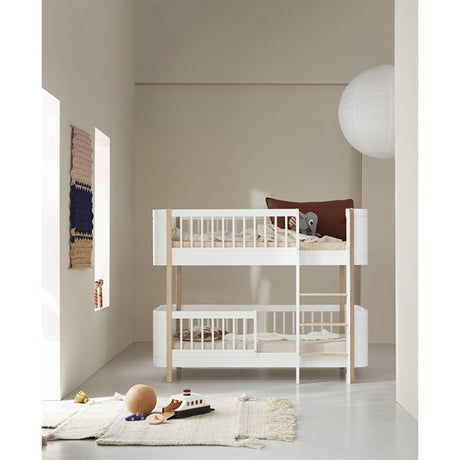 Oliver Furniture Wood Mini+ Halvhøj Køjseng Hvid/Eg