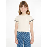 Tommy Hilfiger Ruffle Rib Strik Top Calico