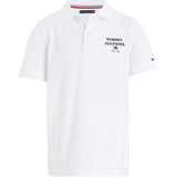 Tommy Hilfiger Th Logo Kortærmet Polo White