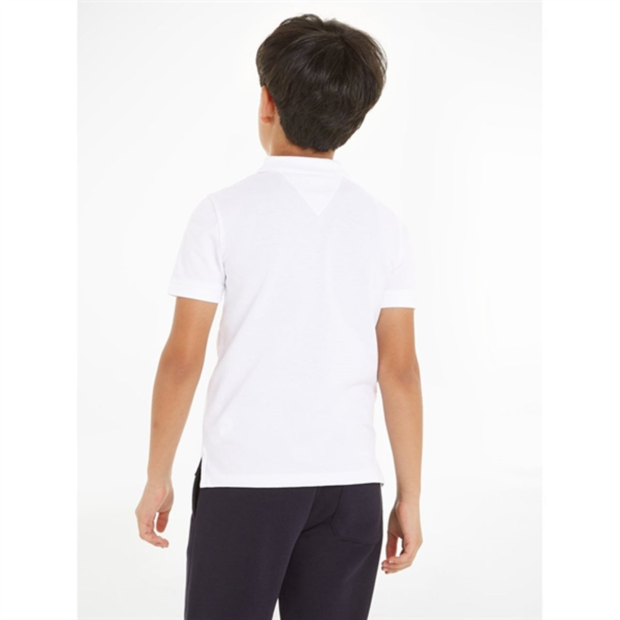 Tommy Hilfiger Th Logo Kortærmet Polo White